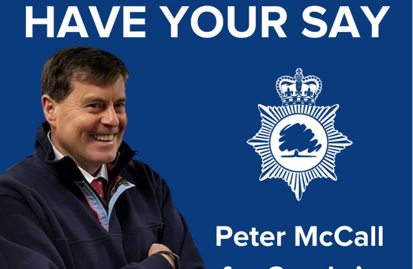 Peter McCall Police and Crime Commissioner 