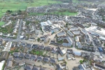 Kendal floods after Storm Desmond. Image courtesy Hovershotz