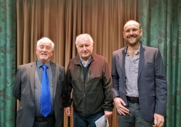 Councillors Roger Bingham, Brian Cooper and Tom Harvey