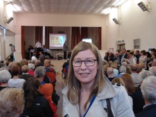 Dr Ann Myatt at the Community Meeting